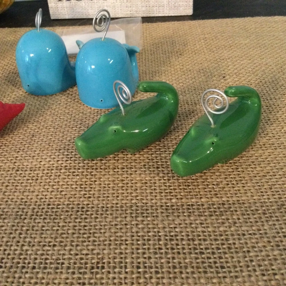 NWT 8-Ct Animal Placecard Holders
